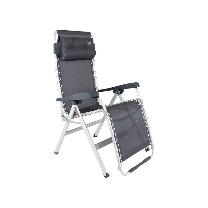 Crespo Zero Gravity Chair AL/232 Dark Grey Crespo - UK Camping And Leisure