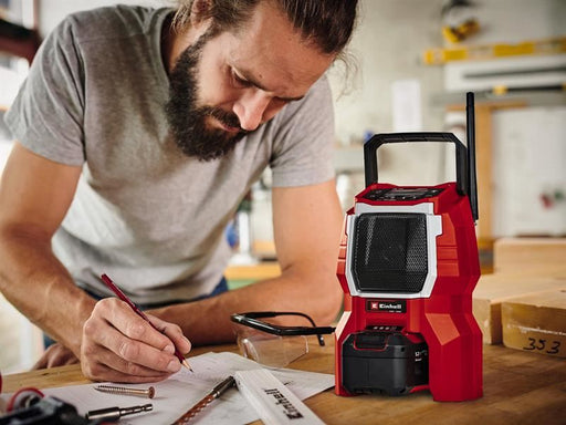 Einhell TC-RA 18 Li BT - Solo Cordless Radio 18V Bare Unit Einhell - UK Camping And Leisure