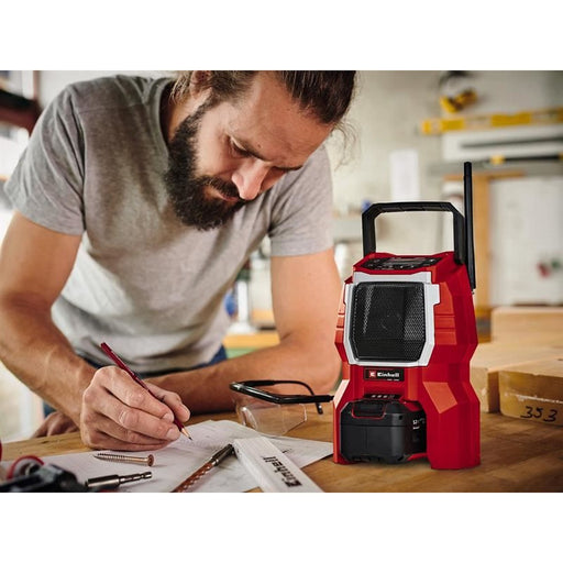 Einhell TC-RA 18 Li BT - Solo Cordless Radio 18V Bare Unit Einhell - UK Camping And Leisure