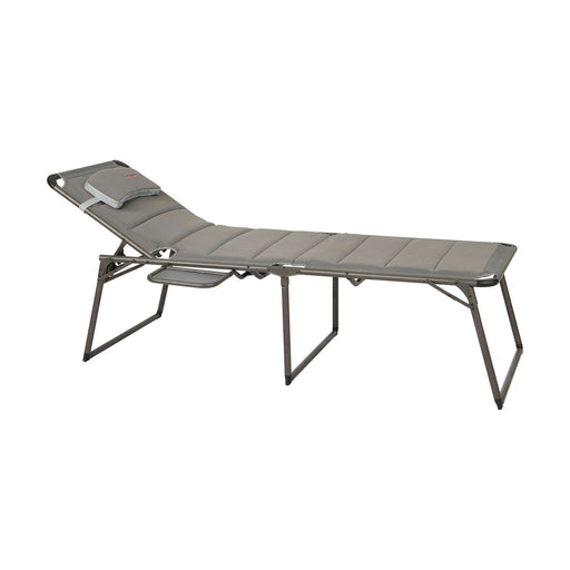 Naples Pro Lounge bed with side table F1324 Quest - UK Camping And Leisure