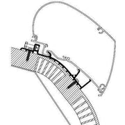 Thule Omnistor Carthago Awning Adapter – Series 6 (From 2014) C-Line Thule - UK Camping And Leisure