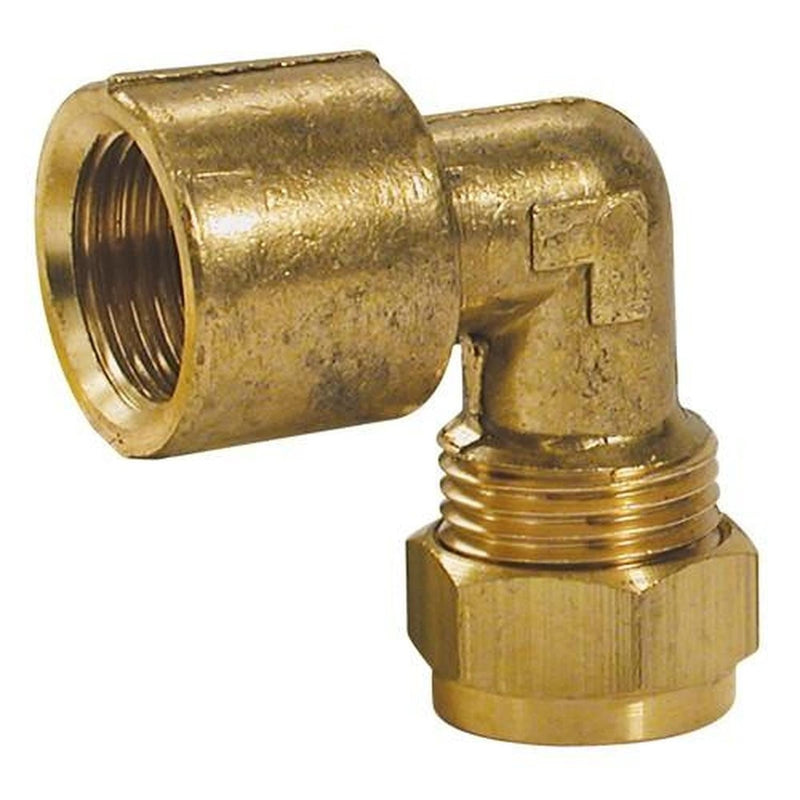 AG Compression Elbow (1/4" BSP Female to 10mm Compression) AG - UK Camping And Leisure