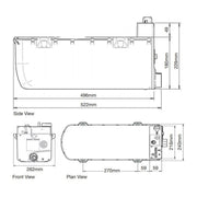Whale Expanse Onboard Water Heater Gas and Electric with Flue Kit Whale - UK Camping And Leisure