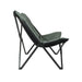 Bo-Camp Industrial Collection Relax Chair Molfat Green Bo-Camp - UK Camping And Leisure