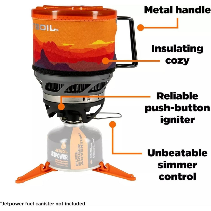 Jetboil Minimo Cooking System Camping Stove MNMSS Sunset Jetboil - UK Camping And Leisure