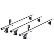 Summit Commercial 3 x Aluminium Fixed Point Roof Bars Rack 1.3m SULC-001 Summit - UK Camping And Leisure