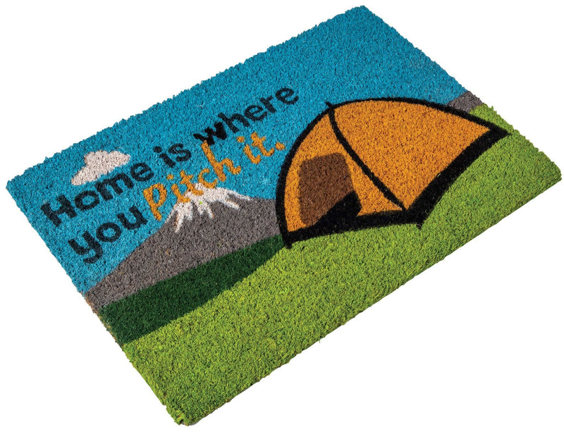 Quest Tent Door Mat Home Is Where You Pitch It Outdoor Heavy Duty Coir