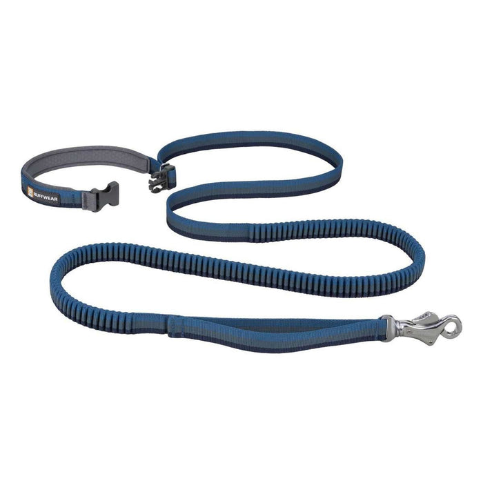 Ruffwear Roamer Bungee Dog Running Lead in Orion Blue (2.2 to 3.4m) Ruffwear - UK Camping And Leisure