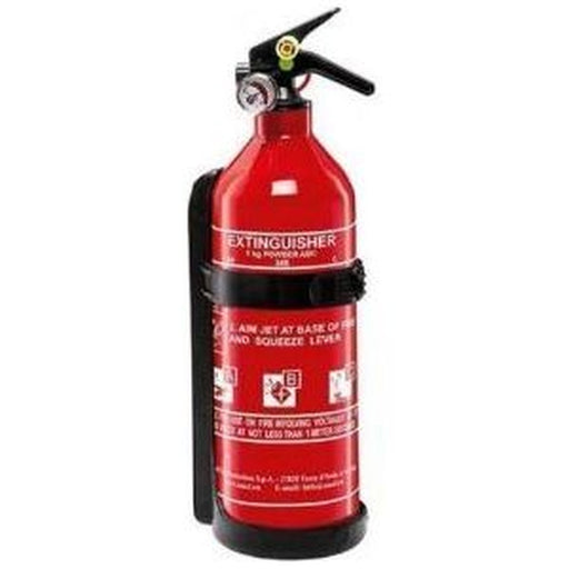 Abc Powder Extinguisher + Gauge 1Kg Aluminium FEE020 Abc - UK Camping And Leisure
