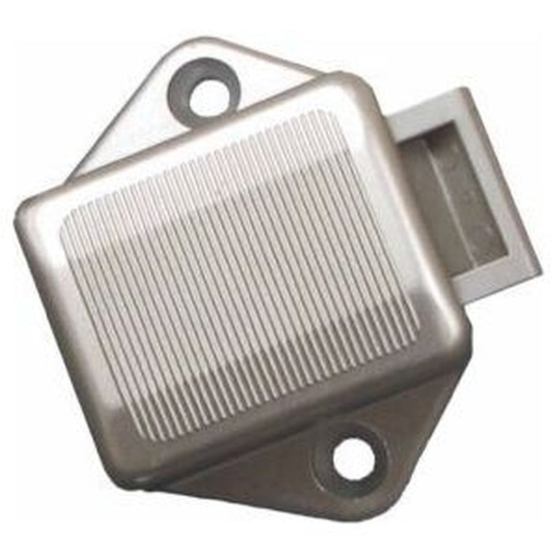 Mini Push Button Lock Matt Nickel 1 Side Opening 804957 UK Camping And Leisure - UK Camping And Leisure