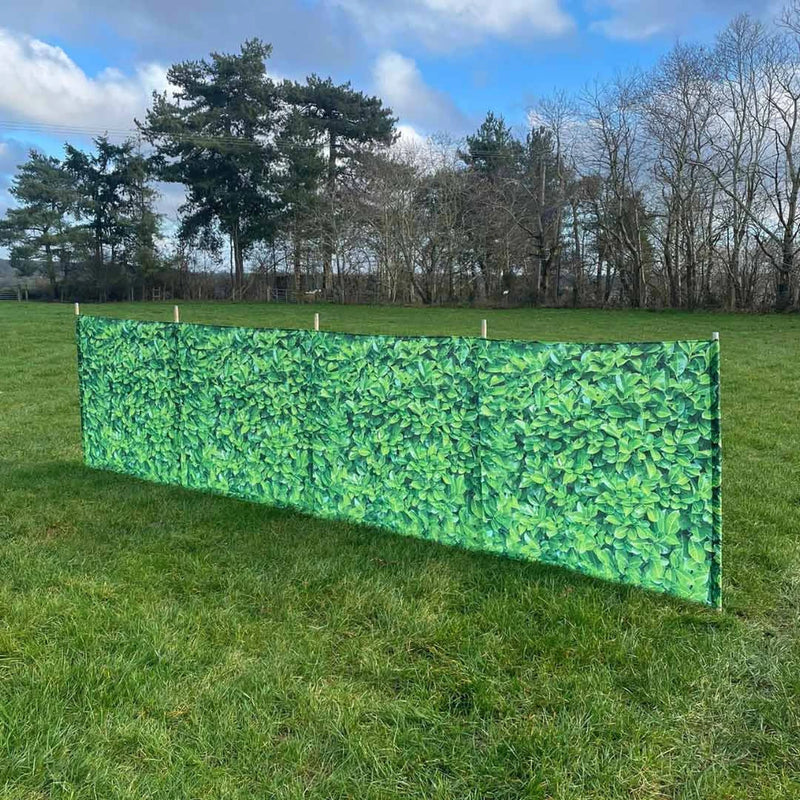Olpro Laurel Hedge Folding Wooden Windbreak 5 Pole
