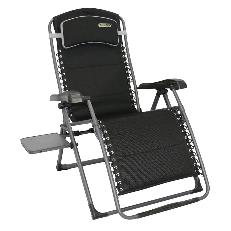 Quest Vienna Pro Relax XL Camping Caravan Chair with Side Table Quest - UK Camping And Leisure