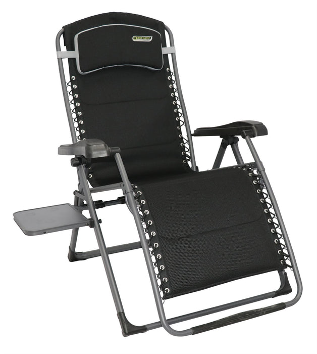 Quest Vienna Pro Relax XL Camping Caravan Chair with Side Table Quest - UK Camping And Leisure