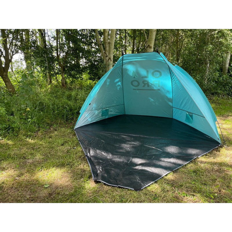 Olpro Beach Tent Shelter Blue - Quick Pitch UV Protection