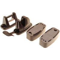 Lever Release Door Retainer Mahogany for Caravan/Motorhomes
