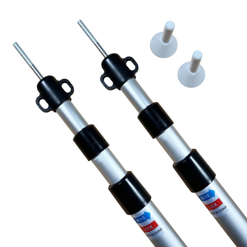 Olpro 2 pcs Aluminium Telescopic Canopy Poles 230cm