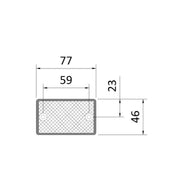 Maypole Amber Reflectors x2 with Fixing Holes (Display Packaging) Maypole - UK Camping And Leisure