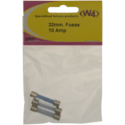 W4 Fuse 10A 32Mm (3) 37521 W4 - UK Camping And Leisure