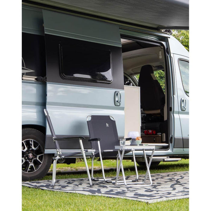 Bo-Camp Stool & Top Foldable Grey Bo-Camp - UK Camping And Leisure