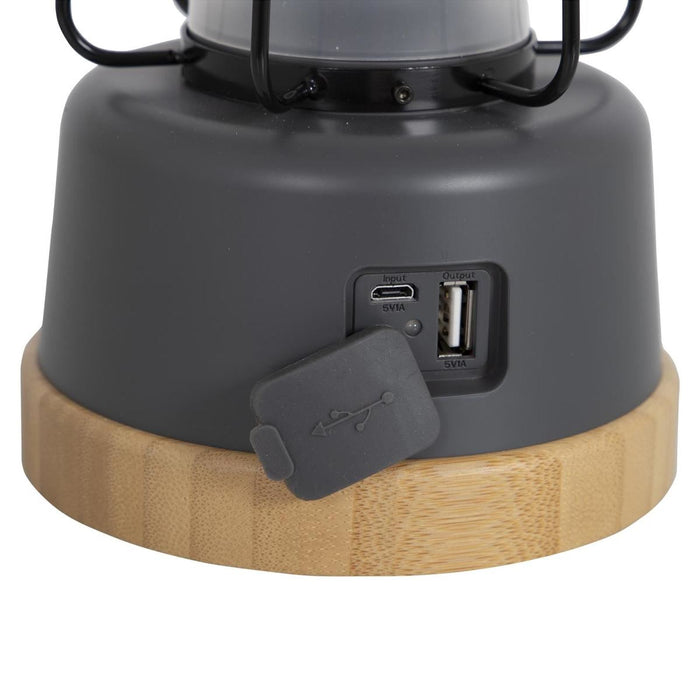 Bo-Camp Urban Collection Table Lantern Harlington Rechargeable Bo-Camp - UK Camping And Leisure