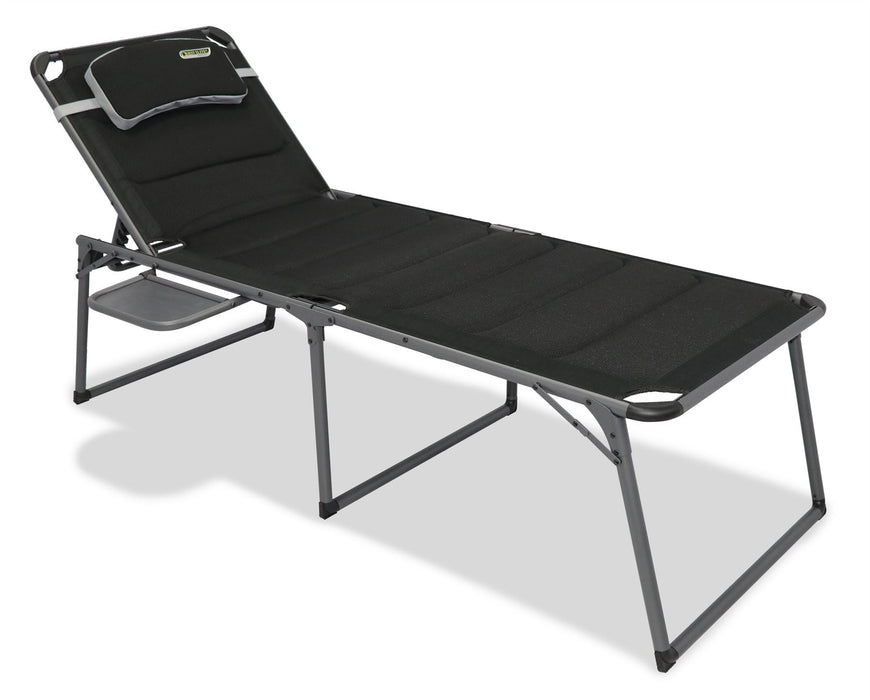 Quest Vienna Pro Lounge bed with side table Quest - UK Camping And Leisure