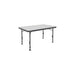 Crespo Table AP/247-M-89 Black 110 x 70cm Crespo - UK Camping And Leisure