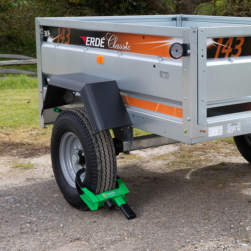 SAS SAS Green V2 Compact Wheelclamp SAS - UK Camping And Leisure