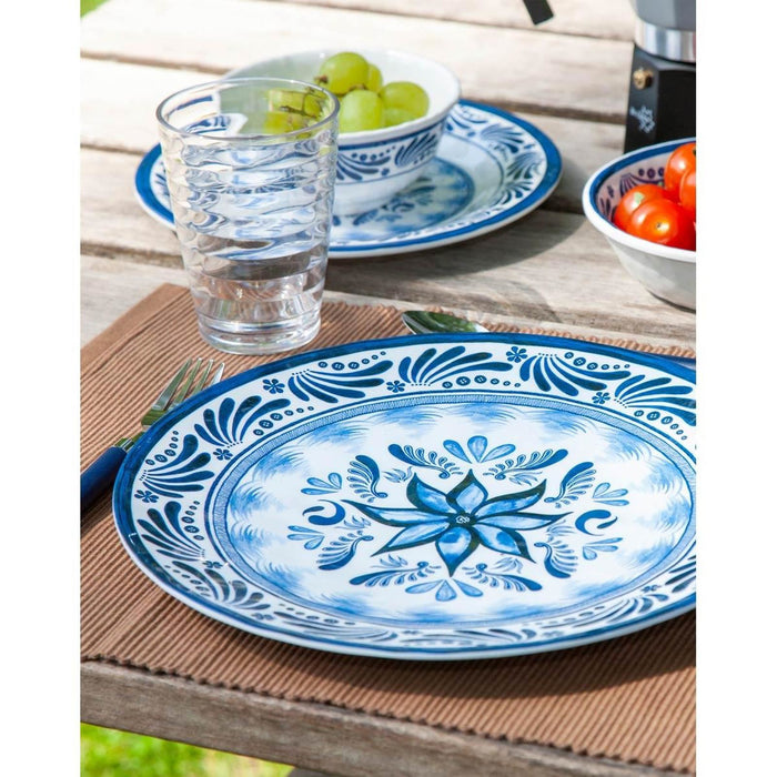 Bo-Camp Lemonade Glass Polycarbonate Ribbed 350 ml 4 Pieces Bo-Camp - UK Camping And Leisure