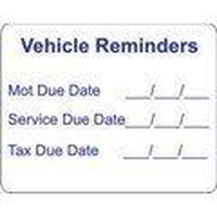 W4 Vehicle Reminder Sticker 37114