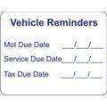 W4 Vehicle Reminder Sticker 37114 W4 - UK Camping And Leisure