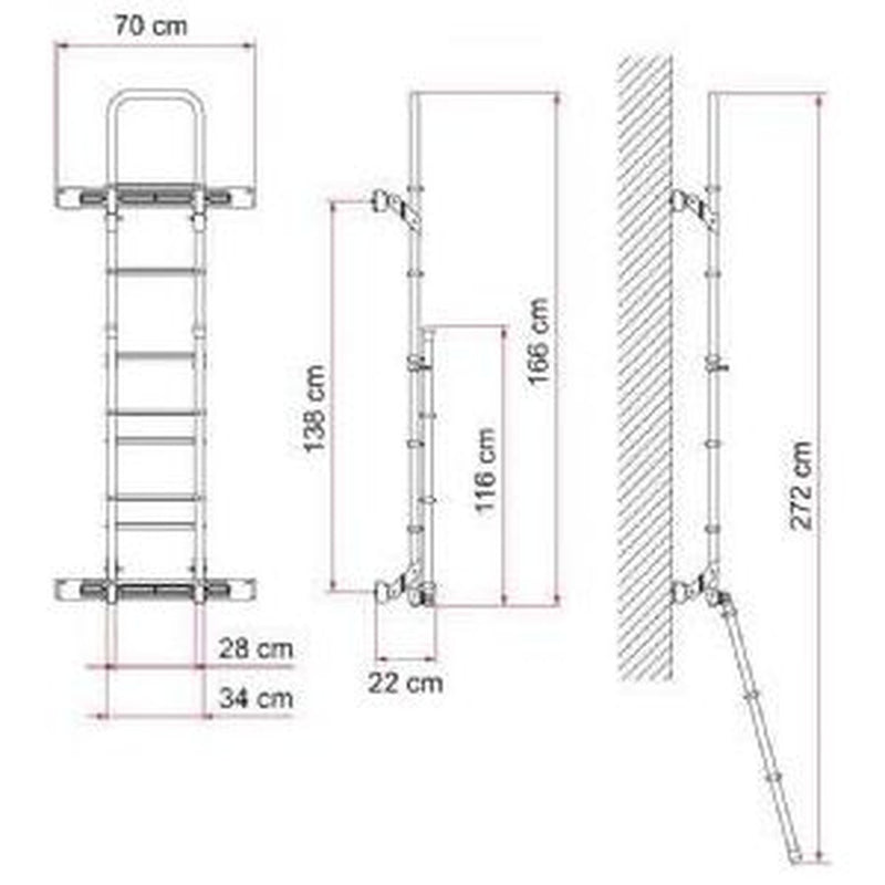Fiamma Kit Bars Deluxe For Crafter >17 Deep Black 08772-01A Fiamma - UK Camping And Leisure