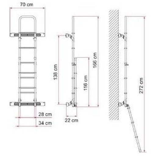 Fiamma Kit Bars Deluxe For Crafter >17 Deep Black 08772-01A Fiamma - UK Camping And Leisure