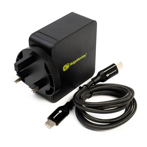 RidgeMonkey Vault 60W USB-C Power Delivery Mains Adaptor RidgeMonkey - UK Camping And Leisure