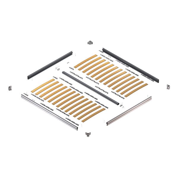 Smart Bed Slatted Bed Base 2021104120 UK Camping And Leisure - UK Camping And Leisure