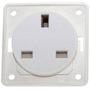 13 Amp Socket White (21221W) High Quality and Durable Socket in White for Yo W20 - UK Camping And Leisure