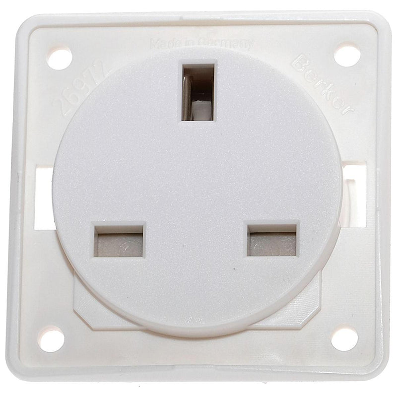 13 Amp Socket White (21221W) High Quality and Durable Socket in White for Yo W20 - UK Camping And Leisure