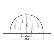 Outwell Carolina 6 Person Pole Tent Blue 6 Person Outwell - UK Camping And Leisure