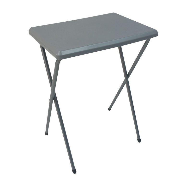 Quest Fleetwood high plastic Folding Camping Table in grey Quest - UK Camping And Leisure