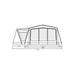 Outdoor Revolution Ozone 8.0 Safari Lodge Six (+6) Berth Family Air Tent with Two Side Annexes Outdoor Revolution - UK Camping And Leisure