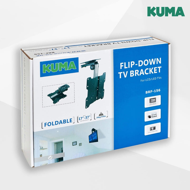 Kuma Flip Down Tv Bracket BKUMBRK156 Kuma - UK Camping And Leisure