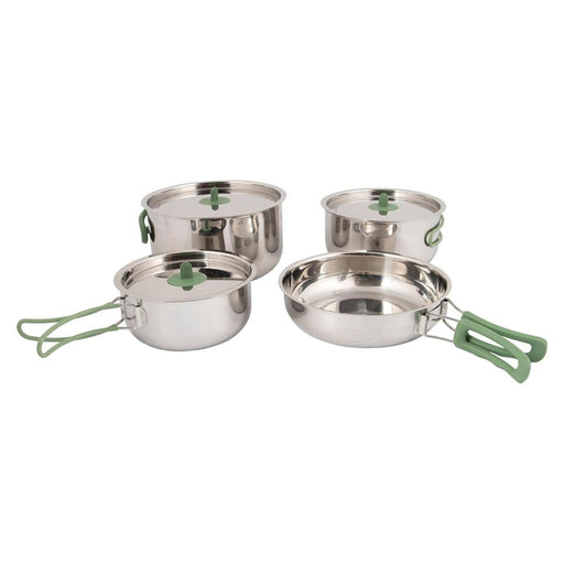 Bo-Camp Set of Pans Travel 4 Pieces Bo-Camp - UK Camping And Leisure