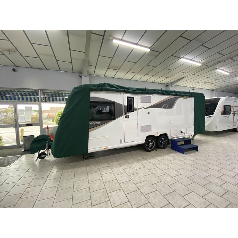 Caravan cover max (XXLarge , 630 - 690cm) green 4346G8 Quest - UK Camping And Leisure