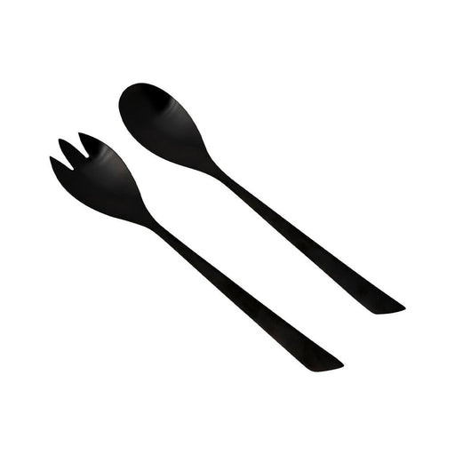 Bo-Camp Industrial Collection Salad Servers Fay 2 Pieces Black Bo-Camp - UK Camping And Leisure
