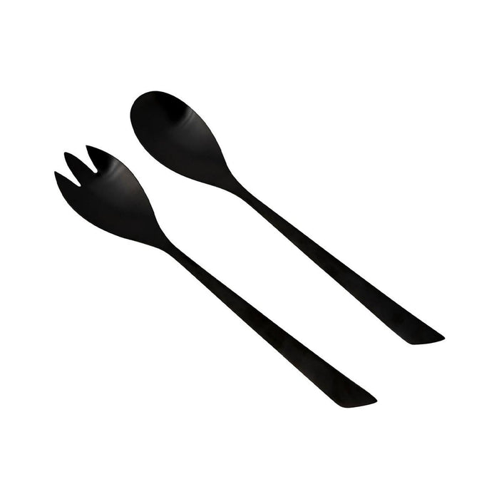 Bo-Camp Industrial Collection Salad Servers Fay 2 Pieces Black Bo-Camp - UK Camping And Leisure