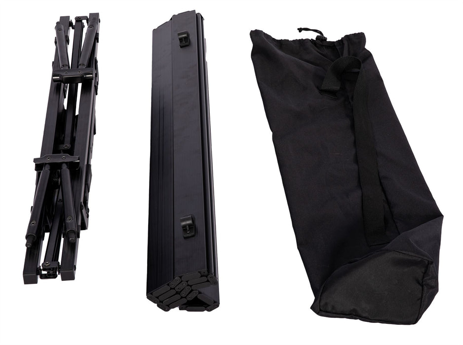 Quest Elite Brenig Slatted Black Camping Table Quest - UK Camping And Leisure