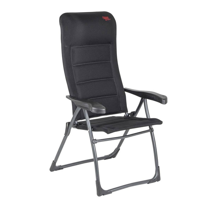 Crespo Chair AP/215 Air Deluxe Black Crespo - UK Camping And Leisure