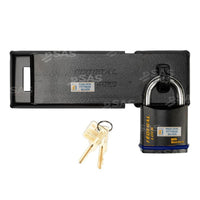 SAS Federal 4025 Heavy-Duty Steel Hasp + Padlock