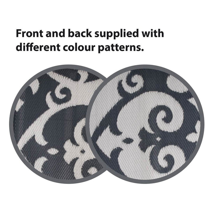 Bo-Camp Chill Mat Oriental Polypropylene Champagne M Bo-Camp - UK Camping And Leisure