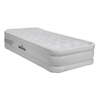 Dellonda Raised Air Bed with Removable Electric Pump & Storage Bag - Single