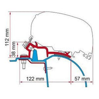 Fiamma F80/F65 Adapter Kit Renault Master H2 98655-468